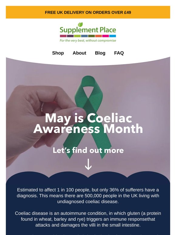 May is Coeliac Awareness Month