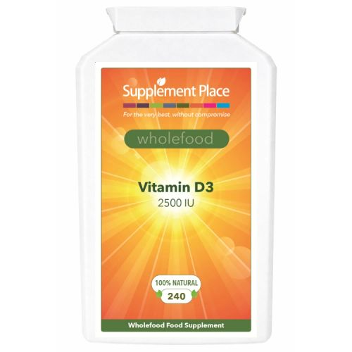 Vitamin D3 2500IU (Wholefood) - 240 Capsules