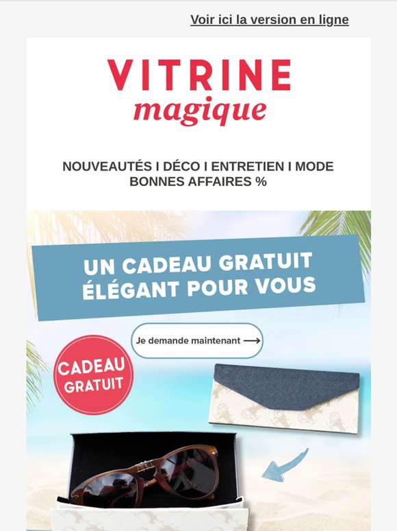 🎁 GRATUIT pour vous: L'étui à lunettes « Alizé »