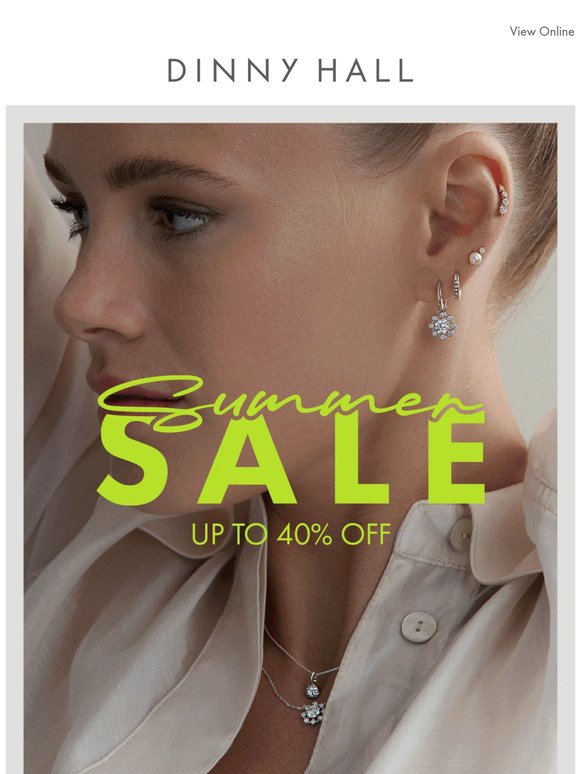 SUMMER SALE | Up to 40% off!