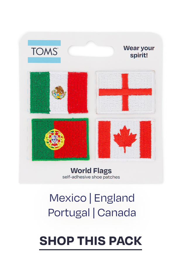 World Flags Patch Packs