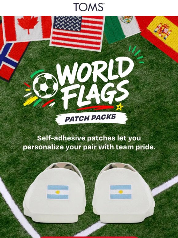 This Just In: World Flag Patches 🌎