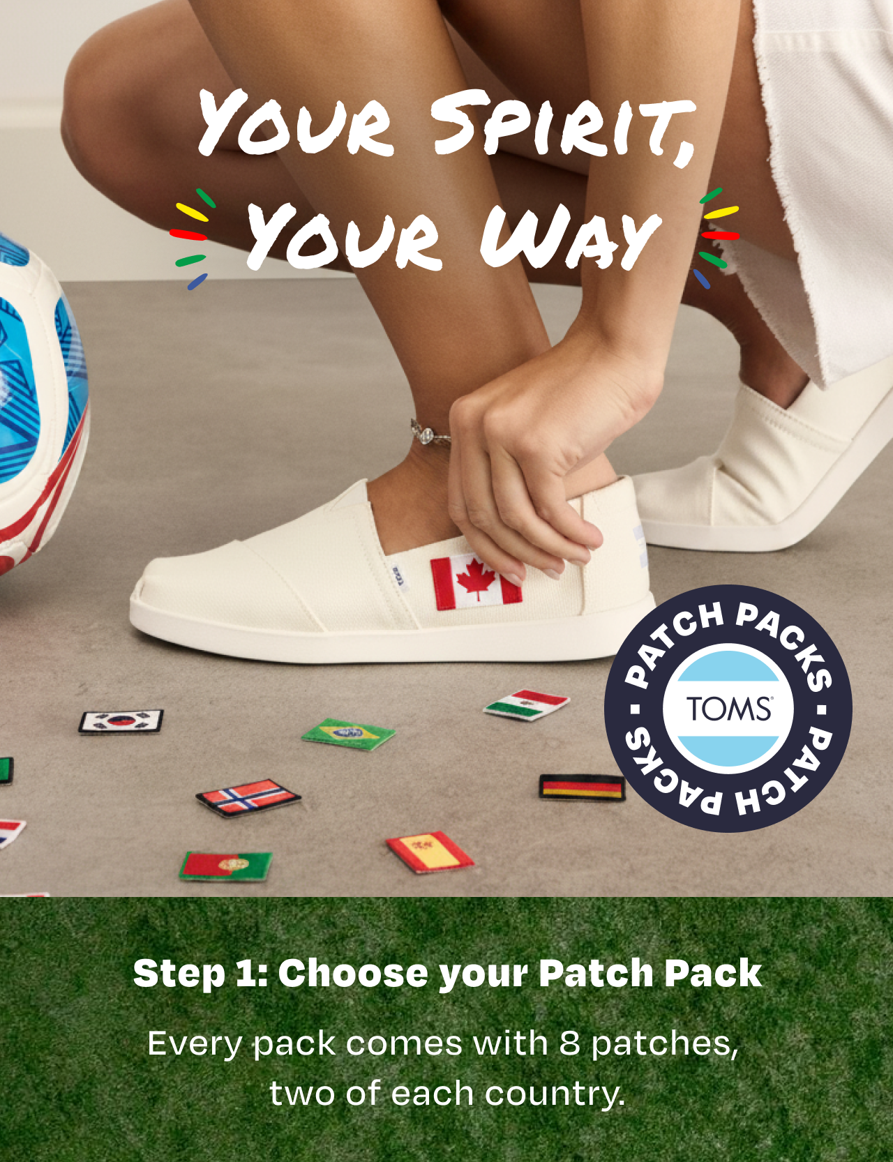 World Flags Patch Packs