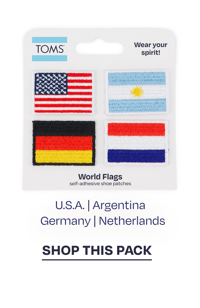 World Flags Patch Packs