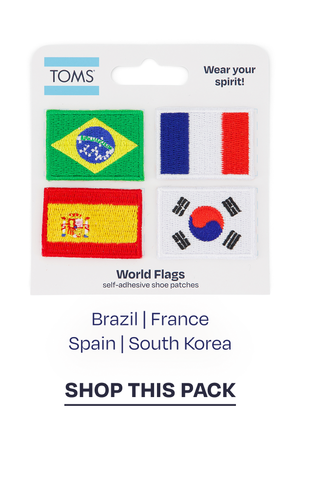 World Flags Patch Packs