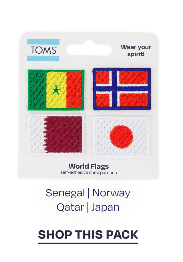 World Flags Patch Packs