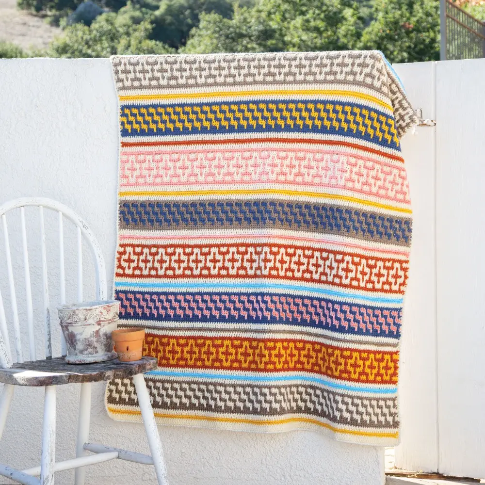 Morocco Mosaic Crochet Blanket Kit