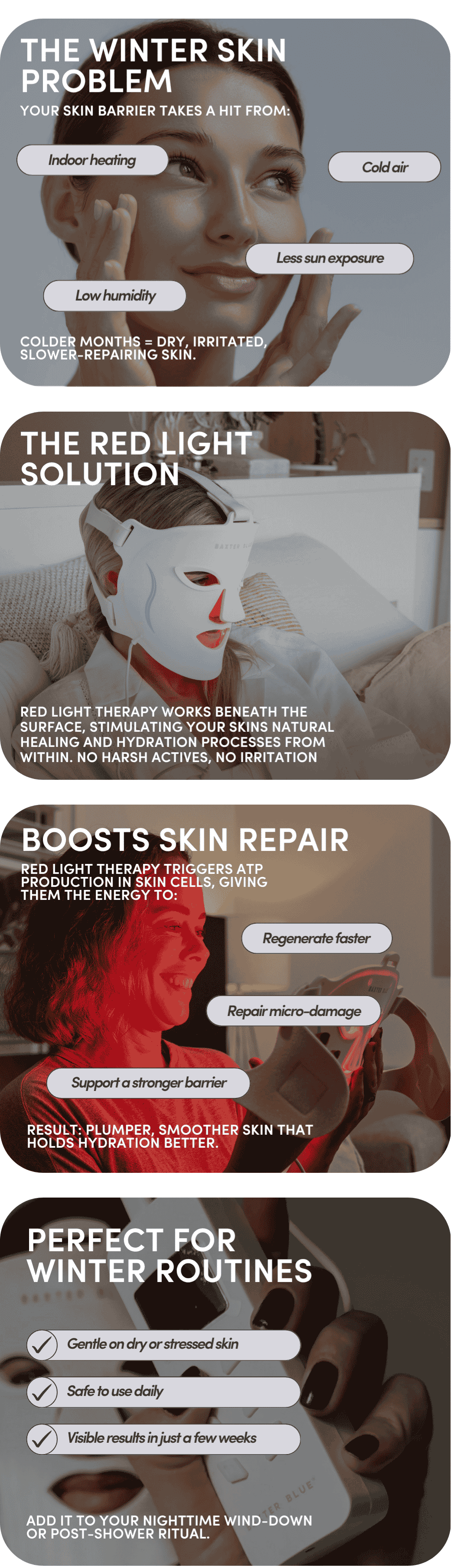Red Light face mask