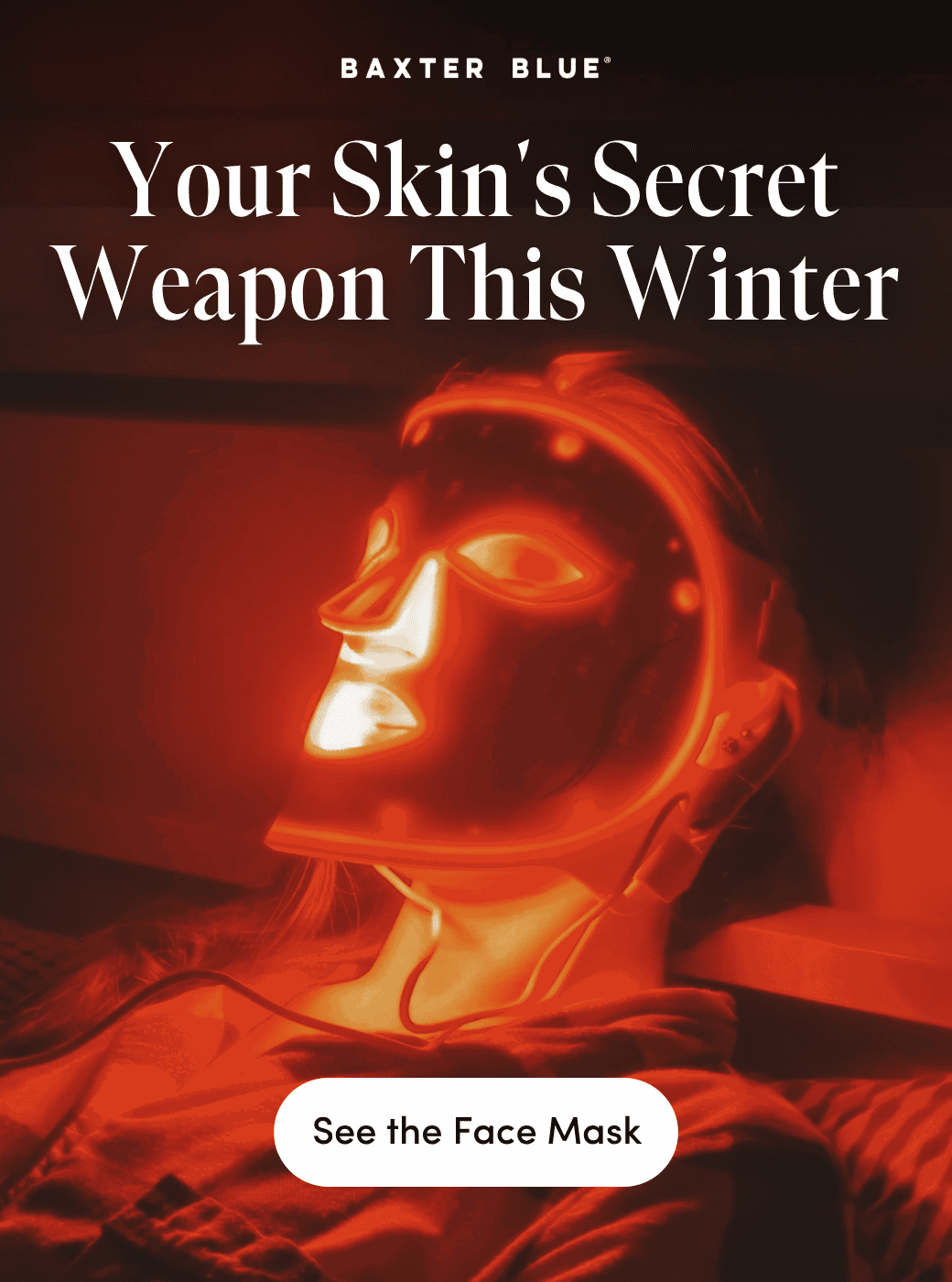 Red Light face mask