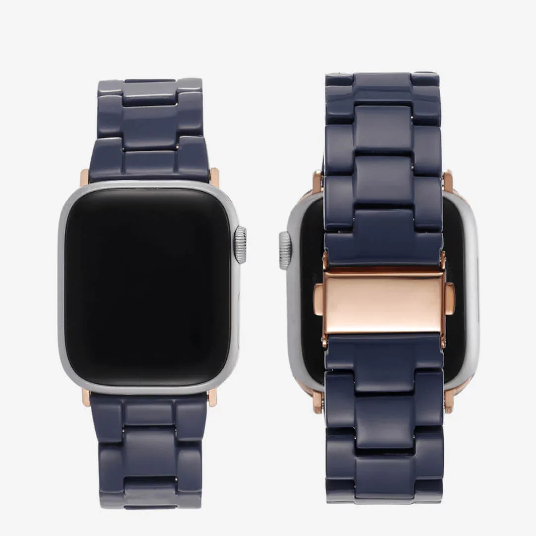 Image of Vienna Apple Watch Band - Navy