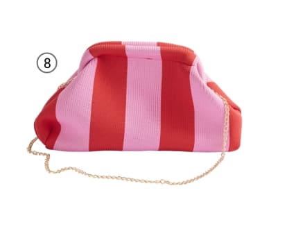 Sac à main mode en maille avec fermoir rigide