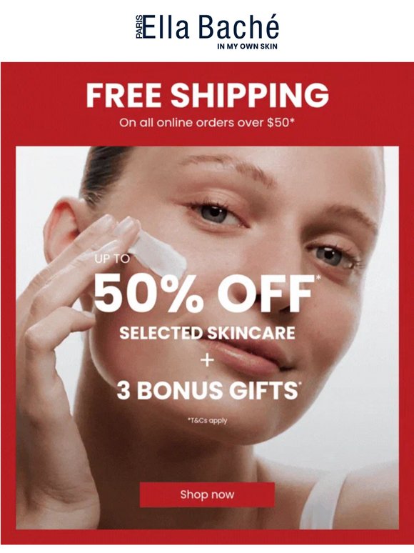 FREE Shipping* starts today