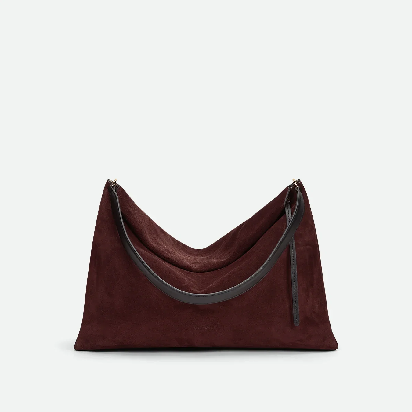 Image of Penelope Tote - Acai Suede / Black