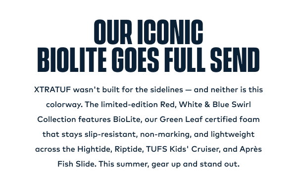 Our iconic biolite goes full send