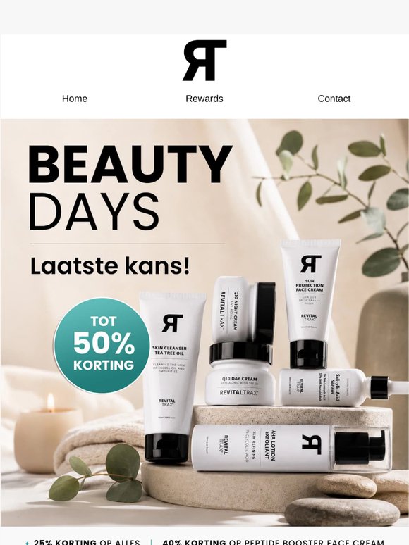 —, alleen vandaag nog 25% korting op ALLES ⏳