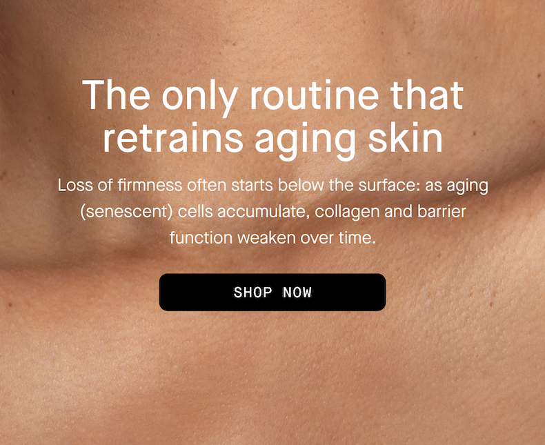 The only routine that retrains aging skin
