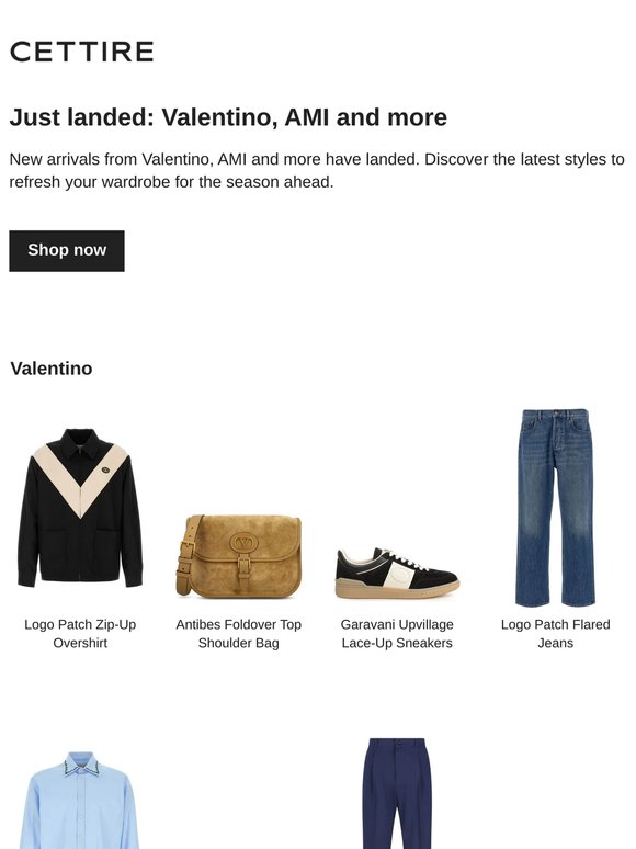 Just landed: Valentino, AMI and more