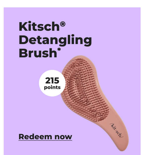 Kitsch® Detangling Brush* (with 215 points) - Redeem now