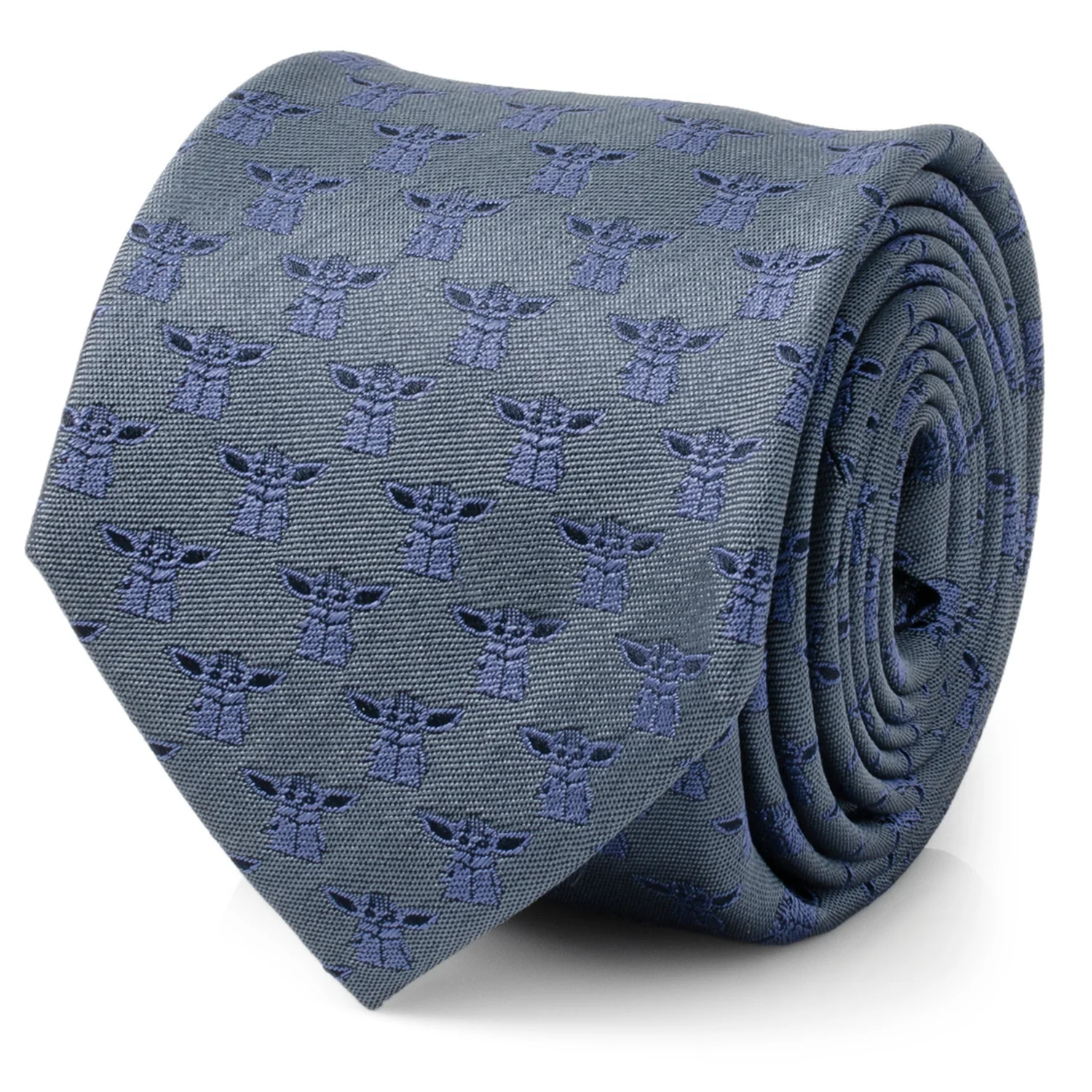 Image of Star Wars Grogu Blue Tonal Tie