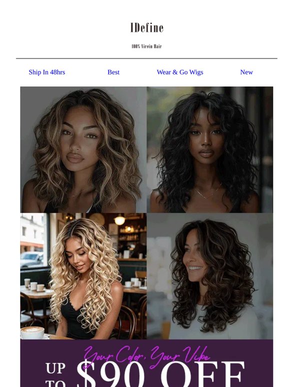 💁‍♀️ Not Sure Which Wig Color Suits You? We’ll Help – Plus $90 Savings!