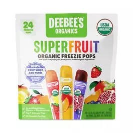  DeeBee's Organics Superfruit Organic Freezie Pops, Classic