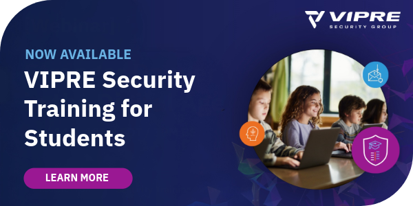 Now available: VIPRE Security Training for Students
