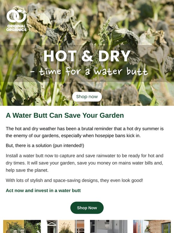Don't Let Your Garden Die: Take Action Now