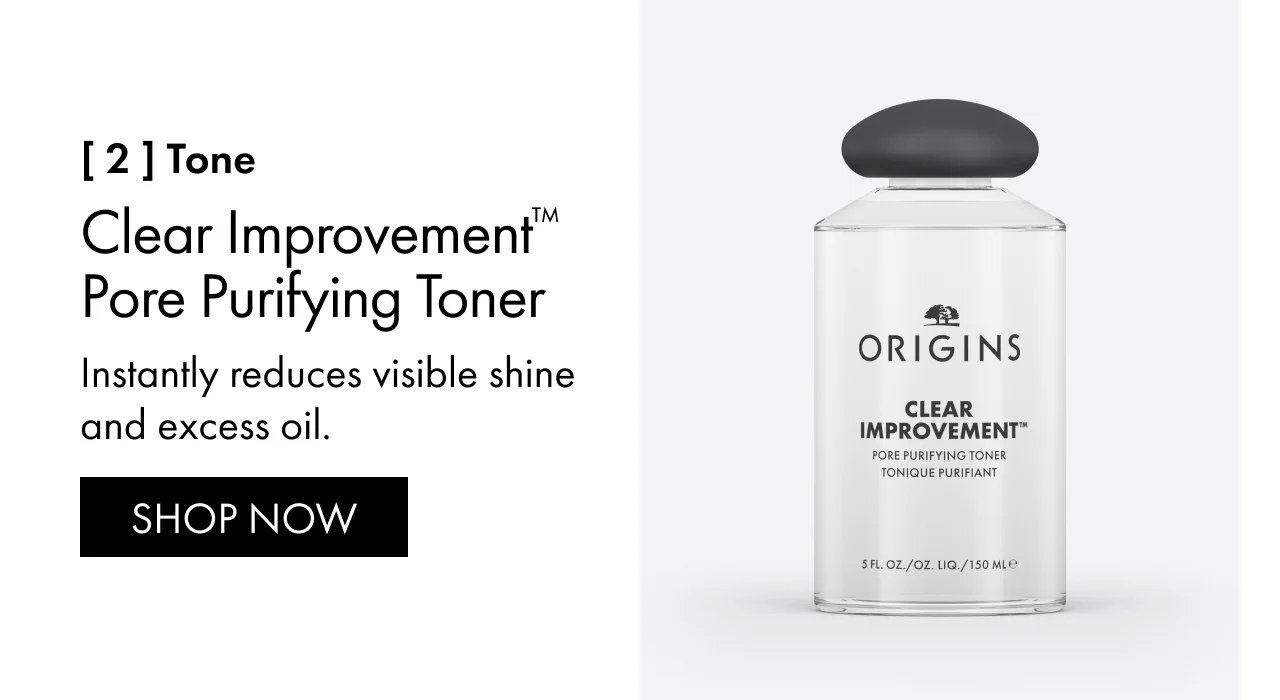 [ 2 ] tone | Clear Improvement™ Pore Purifying Toner | Instantly reduces visible shine and excess oil. | SHOP NOW