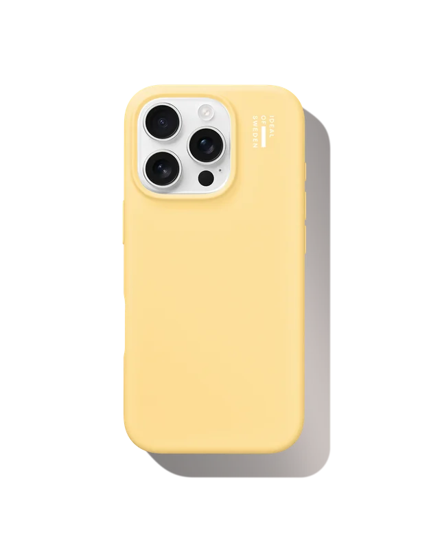 Silicone Case iPhone 16 Pro Soft Lemon