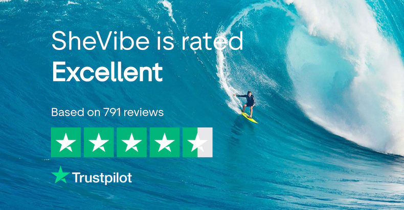 SheVibe is rated Excellent | Trustpilot