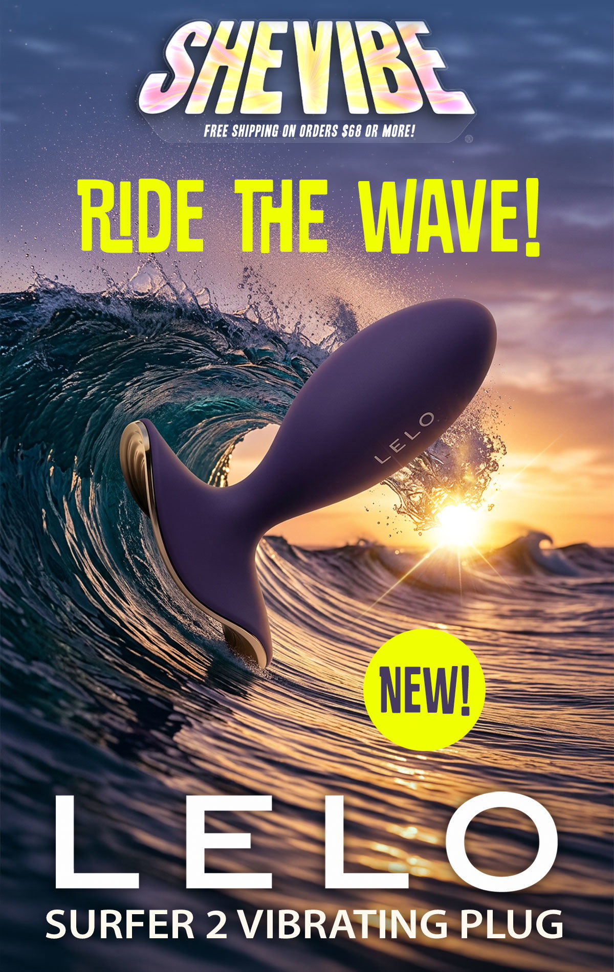 Make A Splash 🌊 With The LELO SURFER™ 2 - Available Now At SheVibe!