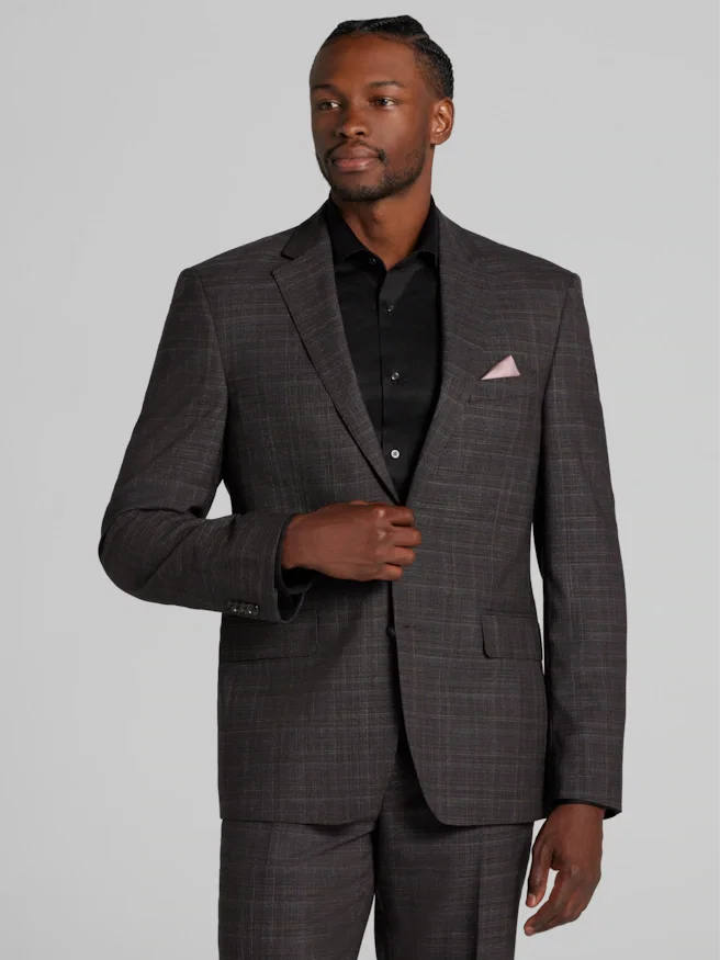 Joseph Abboud Classic Fit Check Suit Jacket