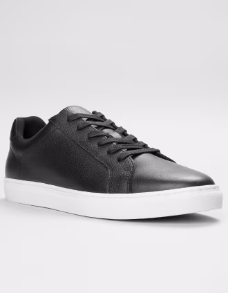Awearness Kenneth Cole Pebble Grain Sneakers Black