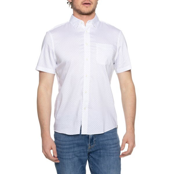 Faherty Movement Shirt for Men | Mist Sunburst | Size Large | Cotton