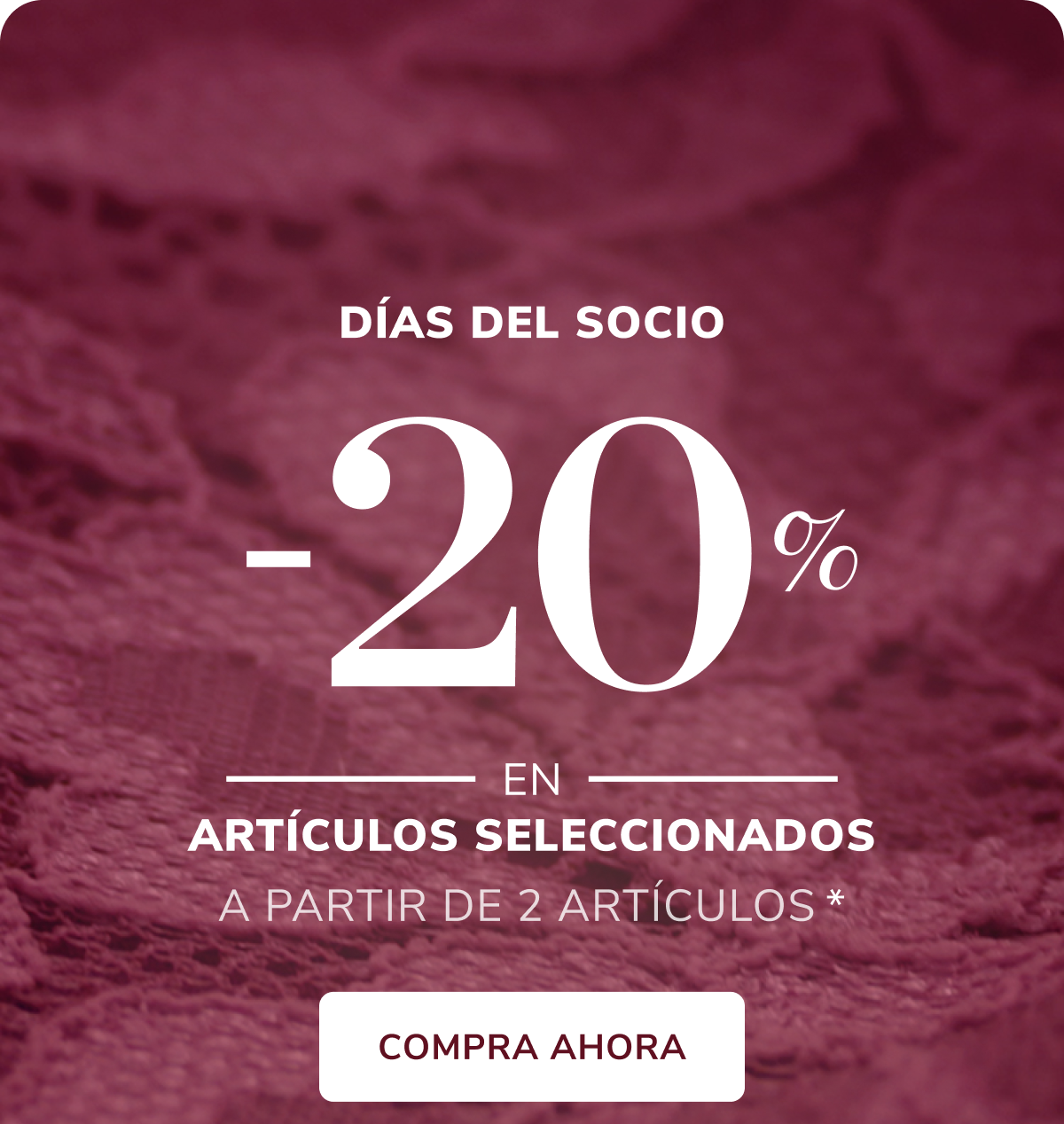 COMPRA DÍAS DE LOS SOCIOSHAZTE SOCIO