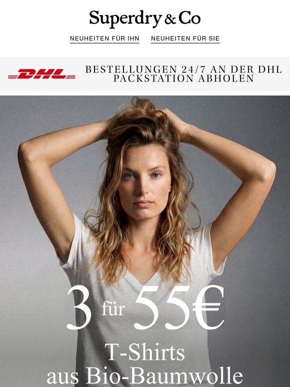 3 für 55 € | T-Shirts für den Sommer