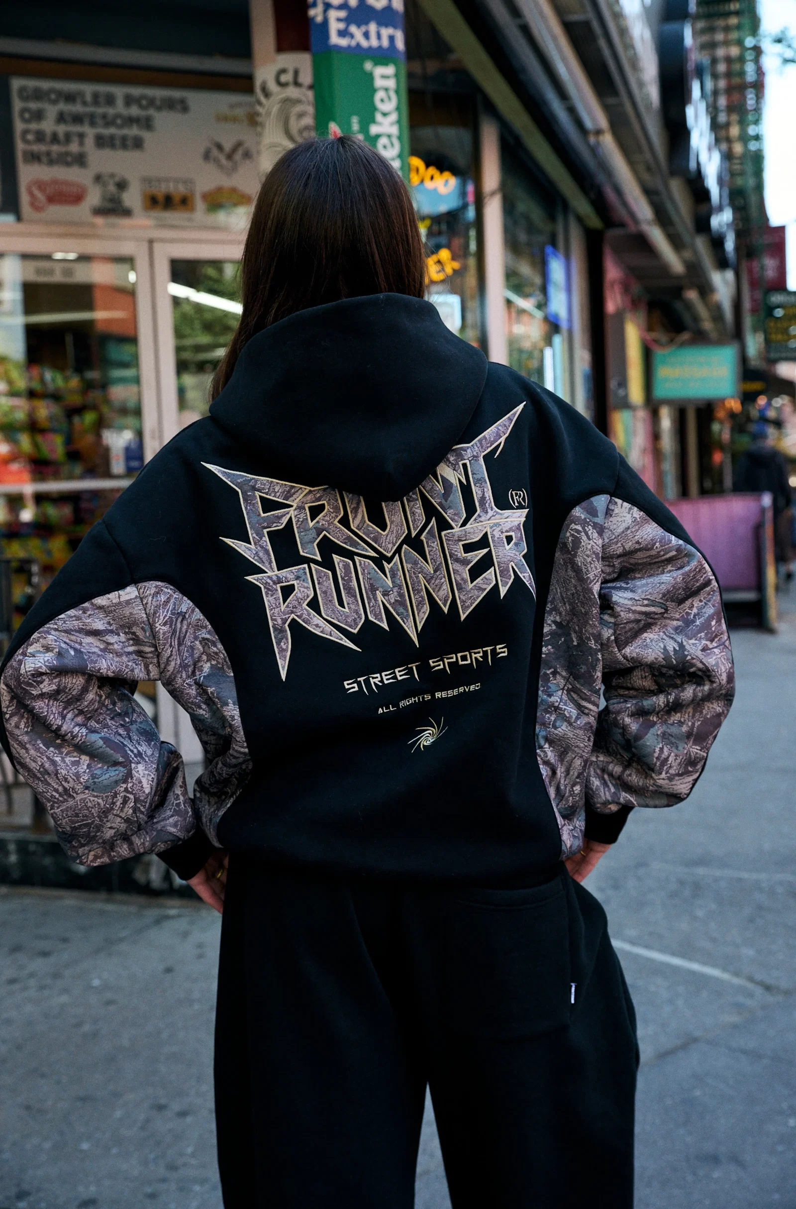 Image of No Mercy Hoodie - Black Camo