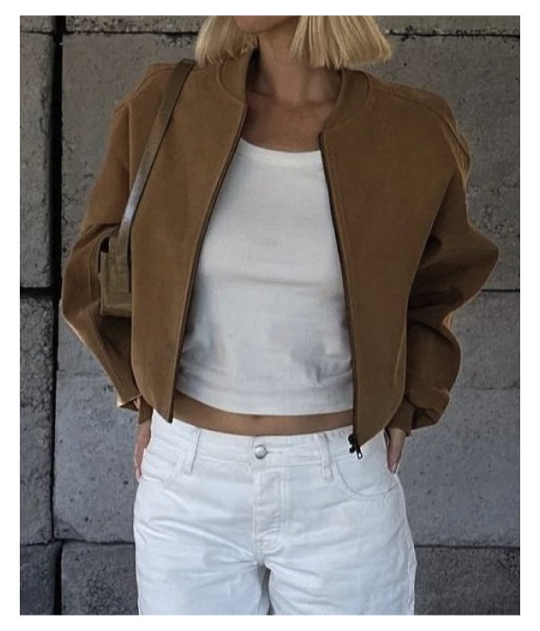 Mara Suede Bomber