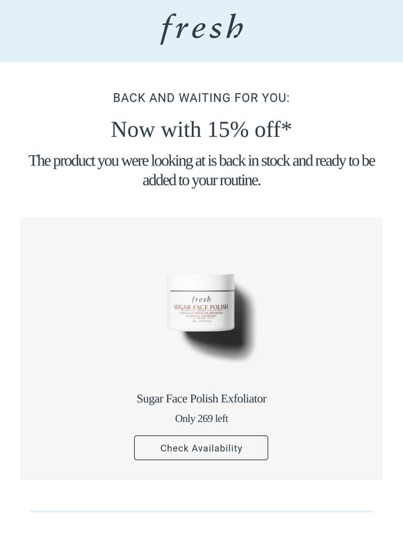 Your new routine essential has returned