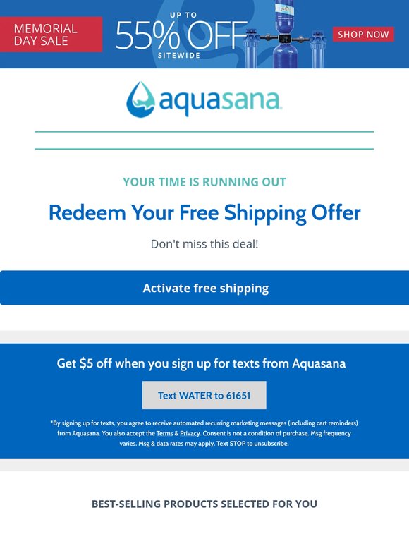 Free shipping expires soon
