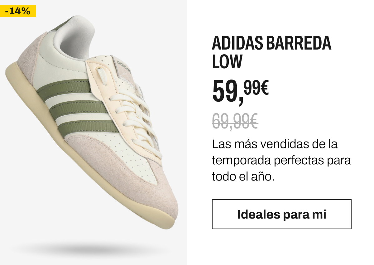 Zapatillas Adidas Barreda Low botón ideales para mi
