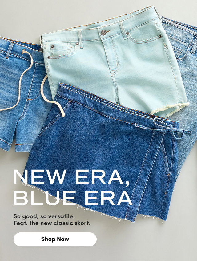 New Era, Blue Era | So good, so versatile. | Feat. the new classic skirt. | Shop Now >