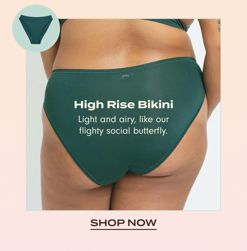 Shop High Rise Bikini: Light and airy, like our flighty social butterfly.