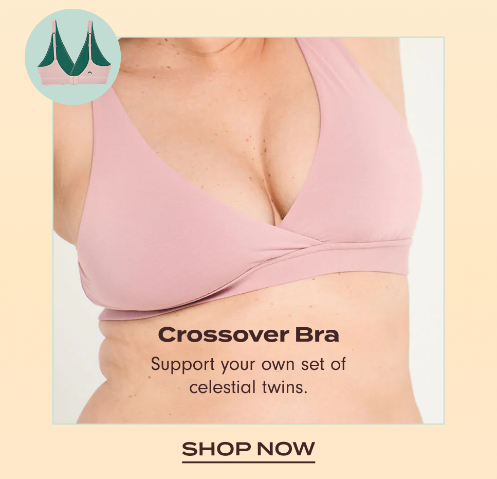 Shop Crossover Bra: Support your own set of celestial twins.