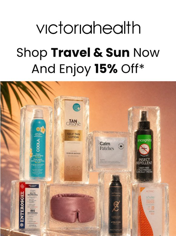 15% Off Travel & Sun