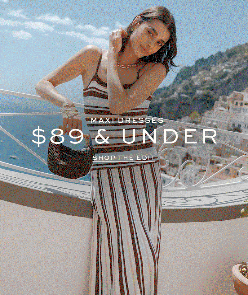 Shop Maxi Dresses $89 and Under