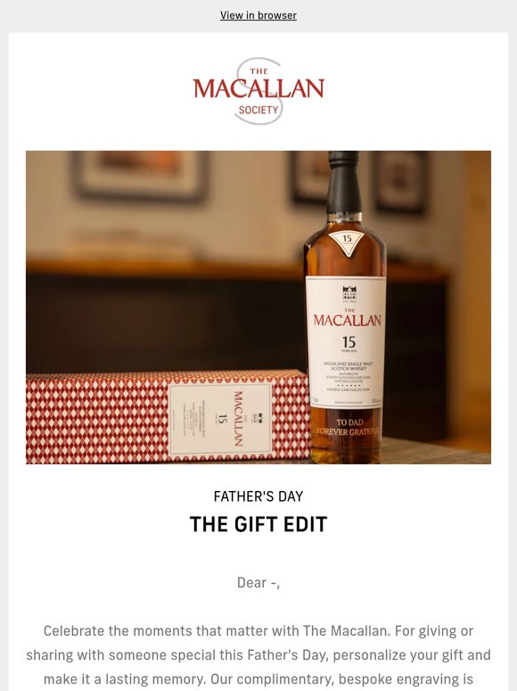 Complimentary Engraving This Father's Day