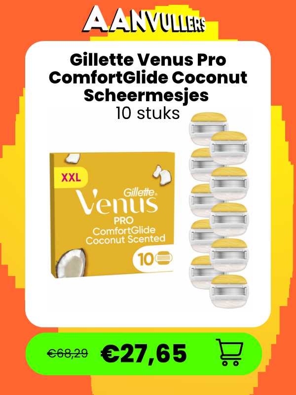 Venus Coconut scheermesjes 10 stuks >