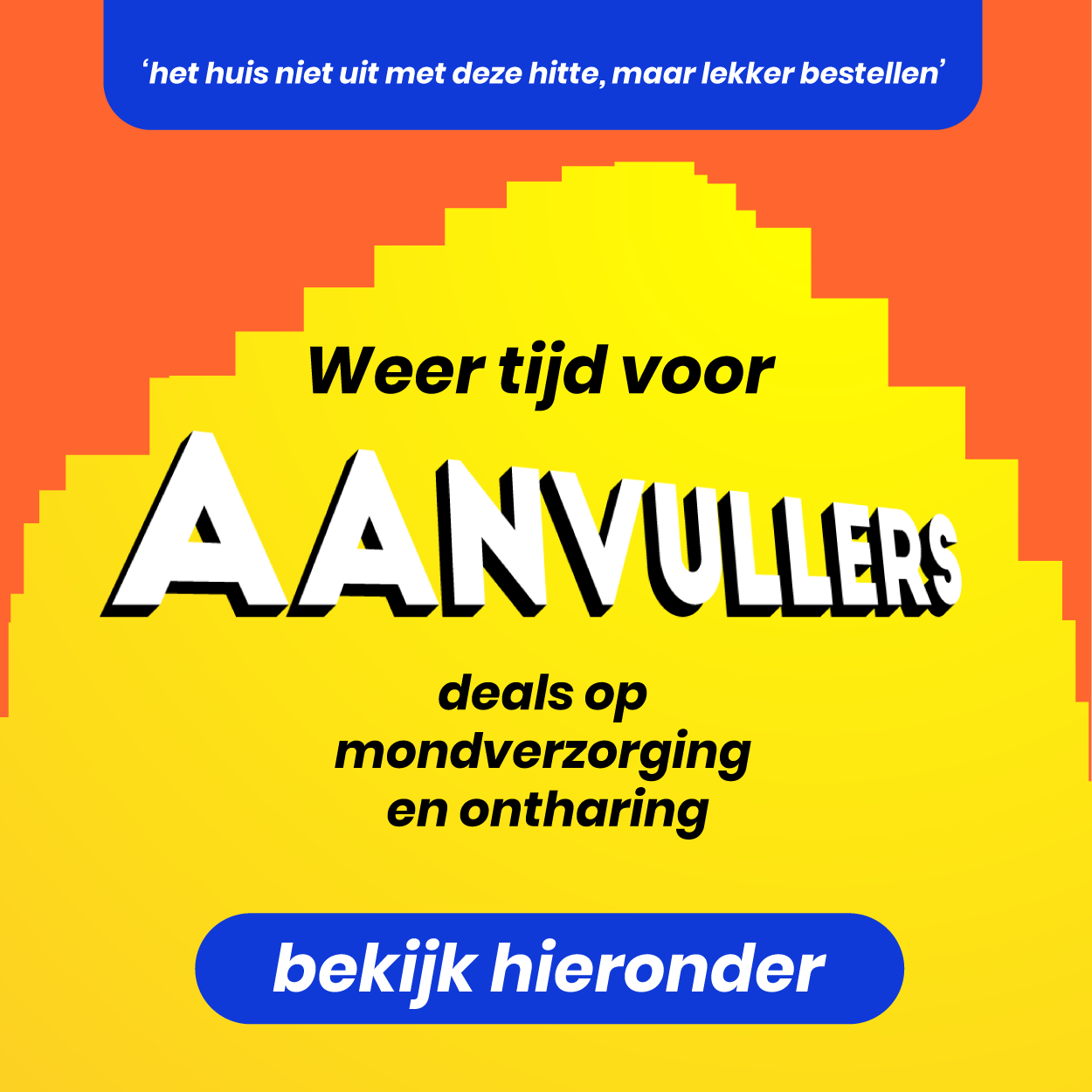 Tijd voor Aanvullers >