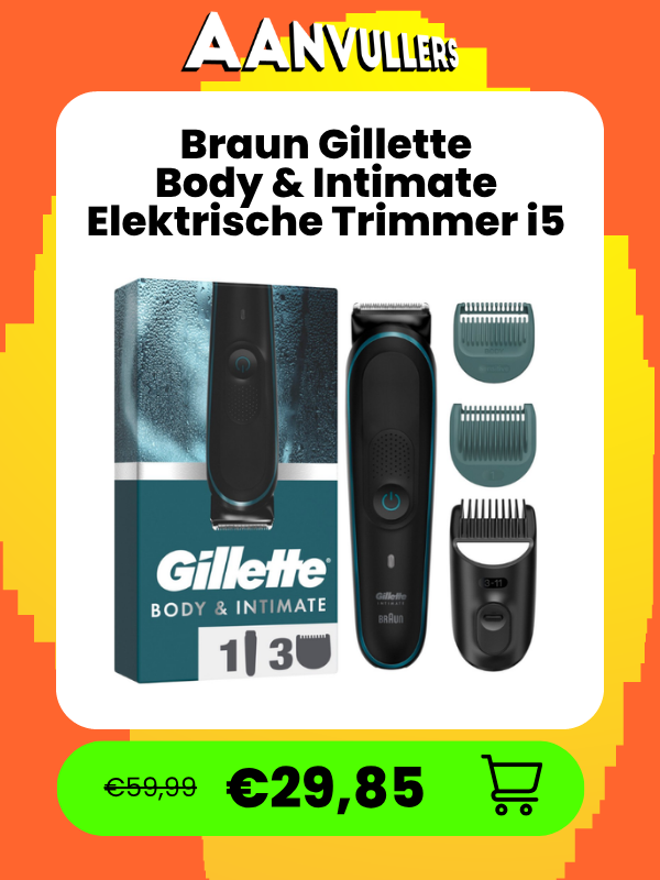 Braun Gillette Trimmer i5 >